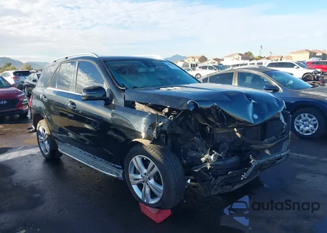 2015 Mercedes-Benz Ml 350 from USA, damaged, VIN 4JGDA5JB1FA523005